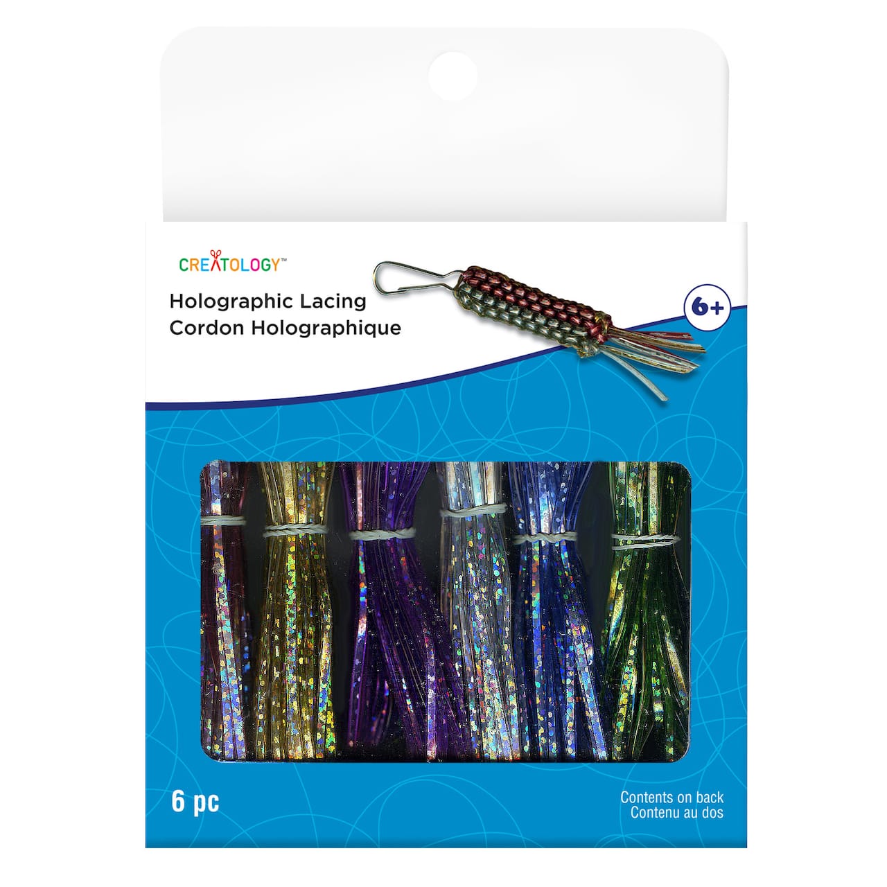 12 Packs: 6 ct. (72 total) Holographic Lacing by Creatology™
